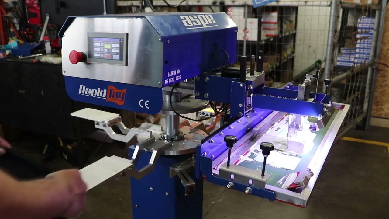 RapidTag Lightning automatic screen printing machine